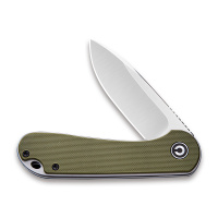Купить Складной нож CIVIVI Elementum D2 Steel Satin Finished Handle G10 Green арт. C907E